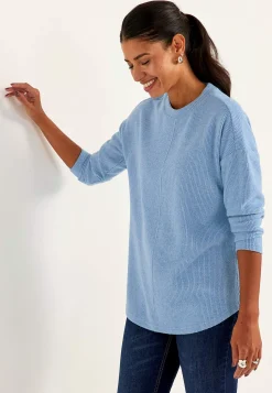 Sale Supermjuk tröja med dekorativ mittsöm Beata Tröjor & Cardigans|Stickat