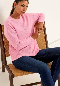 Sale Supermjuk tröja med dekorativ mittsöm Beata Tröjor & Cardigans|Stickat