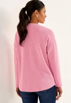 Sale Supermjuk tröja med dekorativ mittsöm Beata Tröjor & Cardigans|Stickat