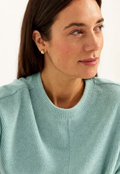 Sale Supermjuk tröja med dekorativ mittsöm Beata Tröjor & Cardigans|Stickat