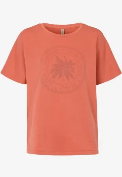 Outlet Supermjuk t-shirt med tryck Toppar & T-Shirts