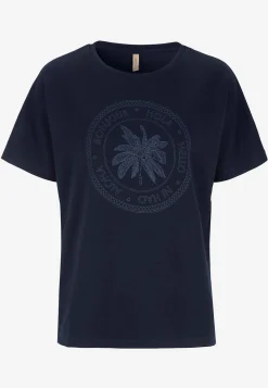 Outlet Supermjuk t-shirt med tryck Toppar & T-Shirts