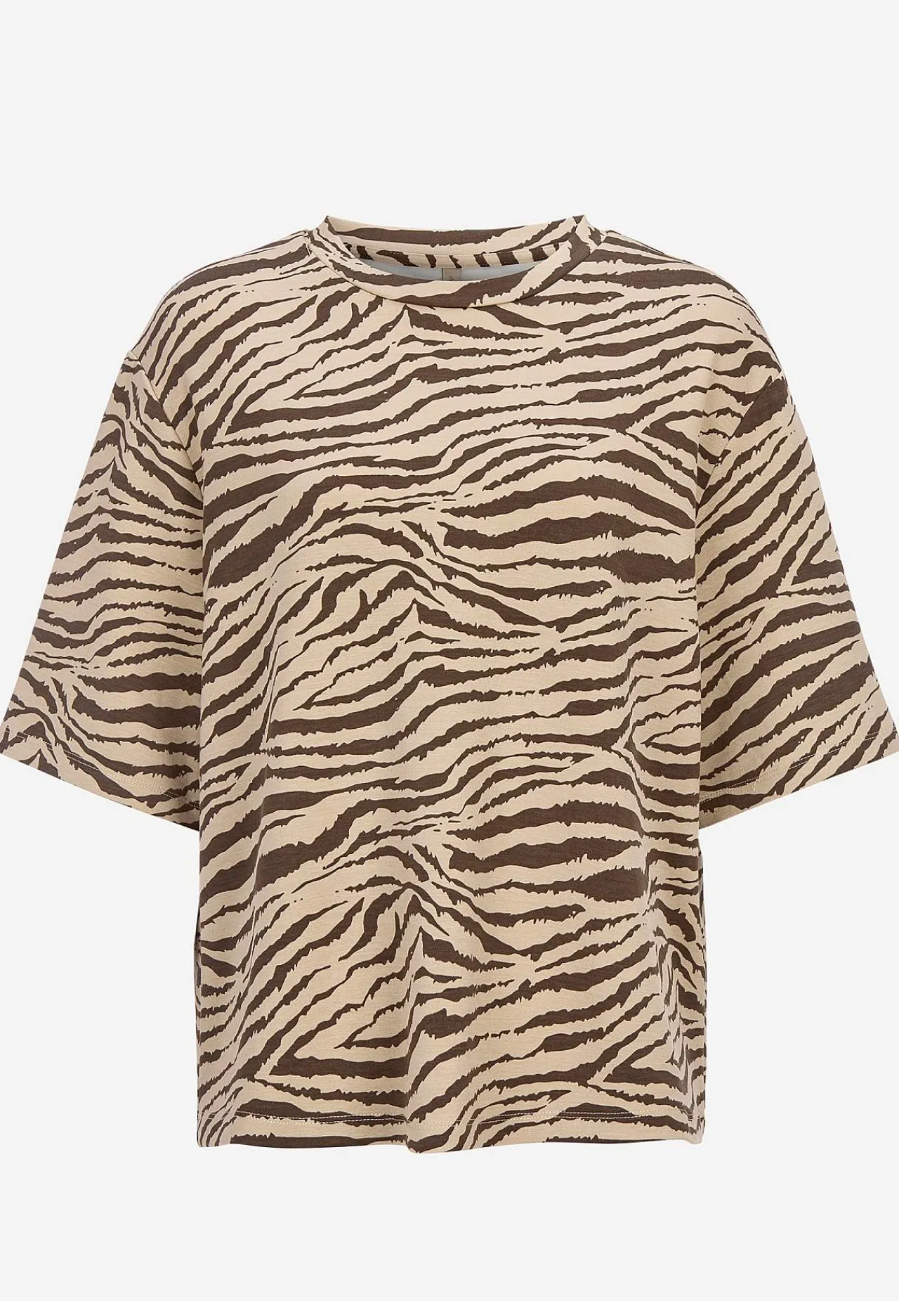 Sale Supermjuk t-shirt med zebramönster Toppar & T-Shirts