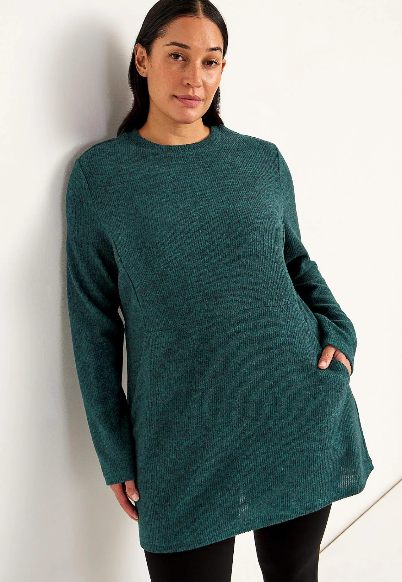 Clearance Supermjuk tunika med fickor Beata Stickat|Tunikor
