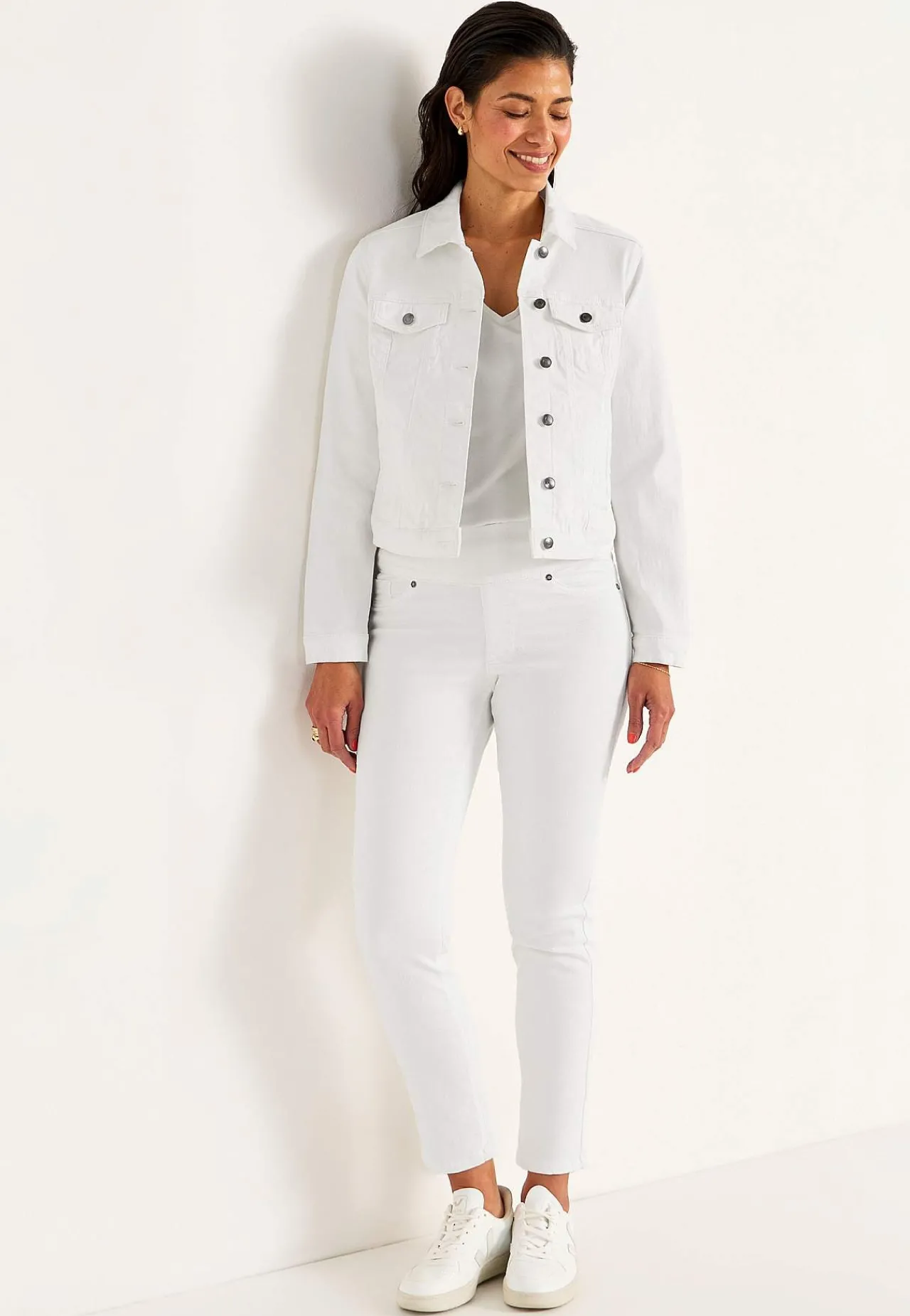 Outlet Supersköna ankeljeans i denim Elin Byxor|Jeans