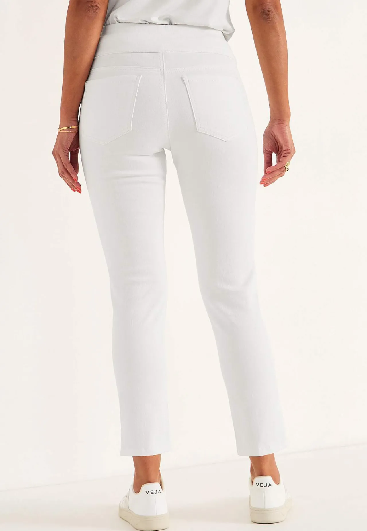 Outlet Supersköna ankeljeans i denim Elin Byxor|Jeans