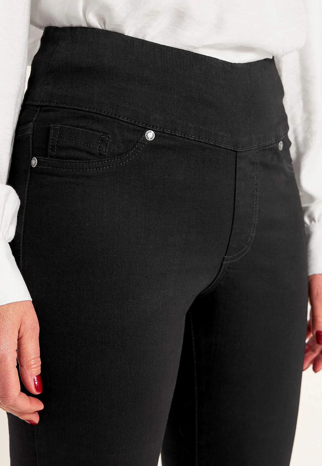 Supersköna ankeljeans i denim Elin Byxor|Jeans