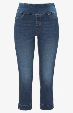 Sale Supersköna caprijeggings i denim Elin Byxor|Jeans