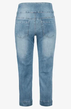 Hot Supersköna caprijeggings i denim Elin Byxor|Jeans