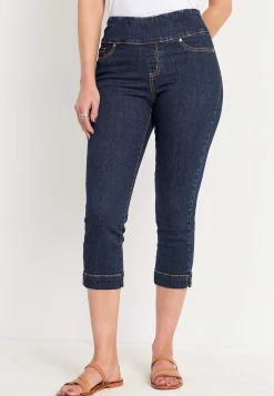 New Supersköna caprijeggings i denim Elin Byxor|Jeans