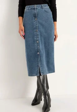Superstretchig jeanskjol Sara Klänningar & Kjolar|Jeansplagg