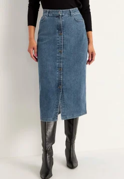 Superstretchig jeanskjol Sara Klänningar & Kjolar|Jeansplagg