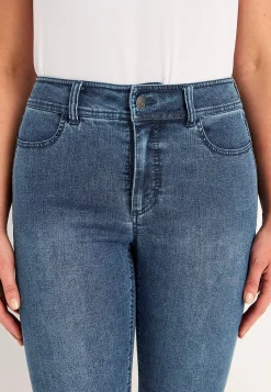 Best Superstretchiga caprijeans Sara Byxor|Jeans