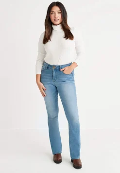 Sale Superstretchiga shapingjeans med bootcut Byxor|Jeans