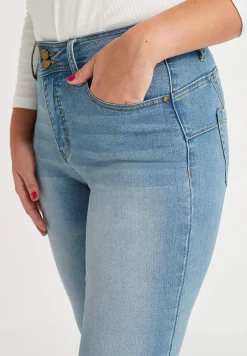 Sale Superstretchiga shapingjeans med bootcut Byxor|Jeans