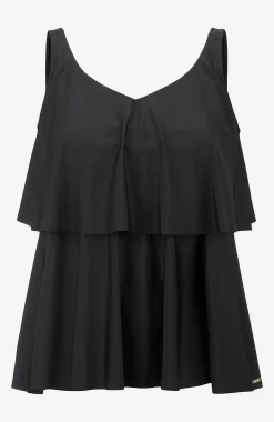 Outlet Tankinitopp med volanger Badkläder|Plus Size