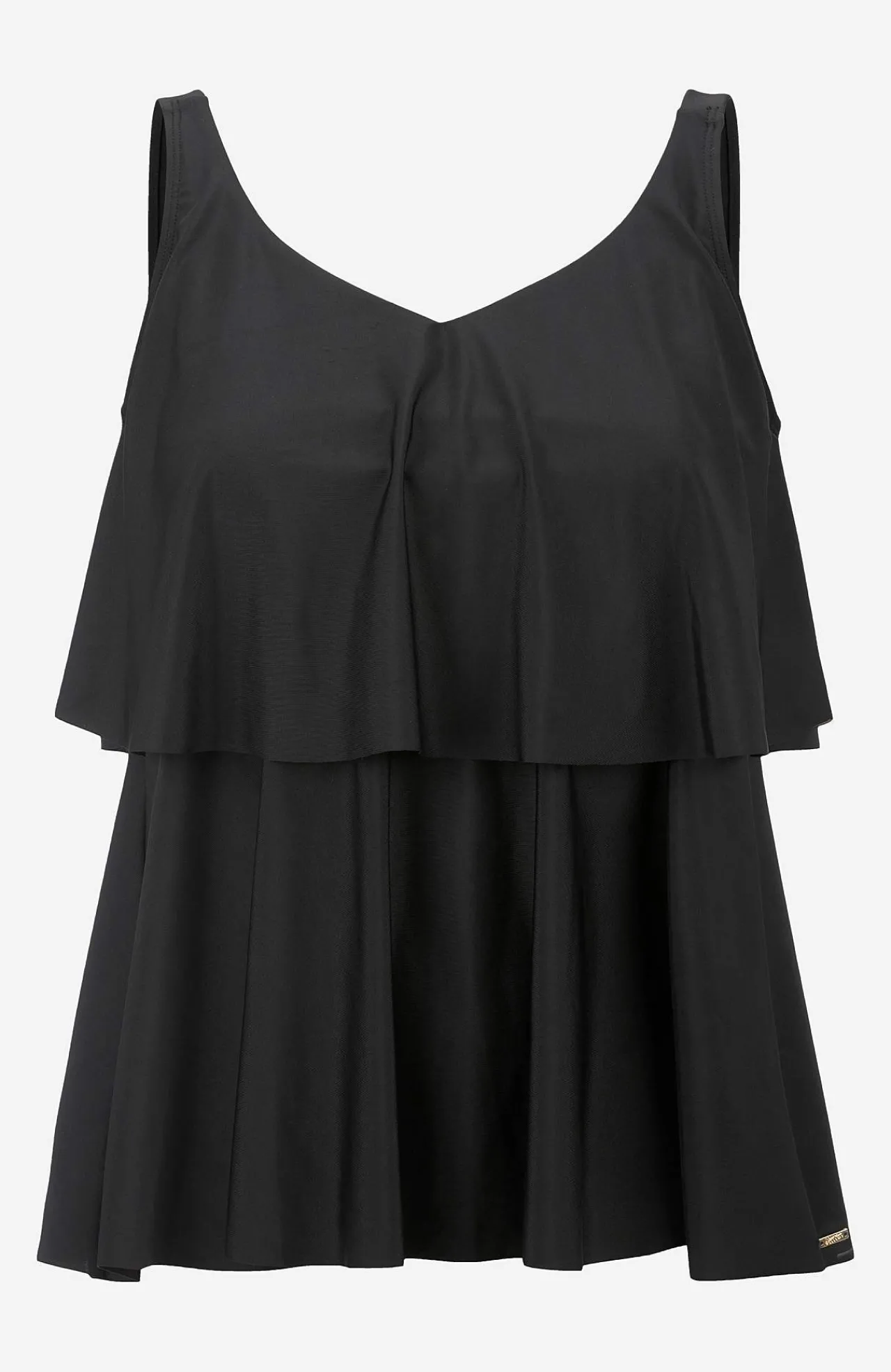 Outlet Tankinitopp med volanger Badkläder|Plus Size