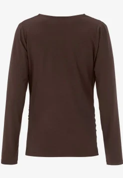 Topp Premium i modal med rynkdetaljer Tröjor & Cardigans|Toppar & T-Shirts