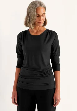 Topp Premium i modal med rynkdetaljer Tröjor & Cardigans|Toppar & T-Shirts