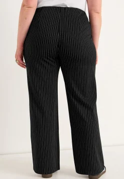 Clearance Trikåbyxa med raka ben Byxor|Plus Size