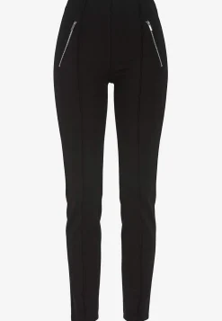 New Trikåbyxa med sydda pressveck Lisa Byxor|Plus Size