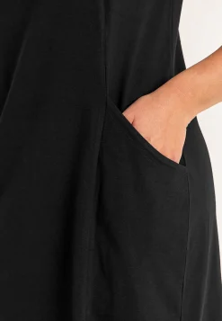 New Trikåklänning med fickor Klänningar & Kjolar|Plus Size