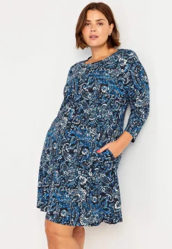 New Trikåklänning med fickor Klänningar & Kjolar|Plus Size