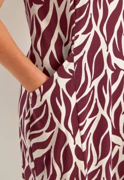 Trikåklänning med fickor Klänningar & Kjolar|Plus Size