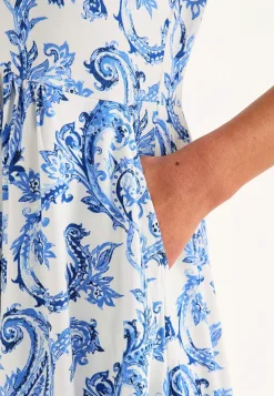 Trikåklänning med fickor Klänningar & Kjolar|Plus Size