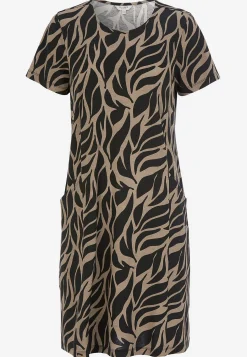 Hot Trikåklänning med fickor Klänningar & Kjolar|Plus Size