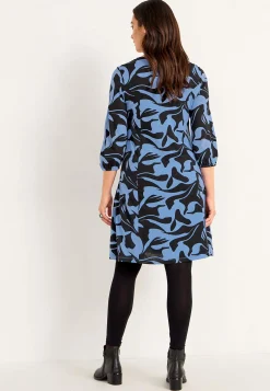 Clearance Trikåklänning med prinsesskärning Klänningar & Kjolar|Plus Size