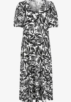 Online Trikåklänning med puffärmar Klänningar & Kjolar|Plus Size