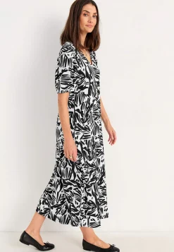 Online Trikåklänning med puffärmar Klänningar & Kjolar|Plus Size