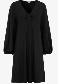 Clearance Trikåklänning med rynkdetalj Klänningar & Kjolar|Plus Size