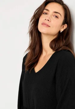 Sale Trikåklänning med strukturmönster Klänningar & Kjolar|Plus Size
