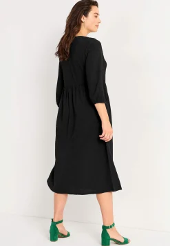 Sale Trikåklänning med strukturmönster Klänningar & Kjolar|Plus Size