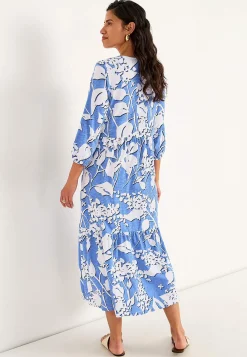 Online Trikåklänning med volang Klänningar & Kjolar|Plus Size