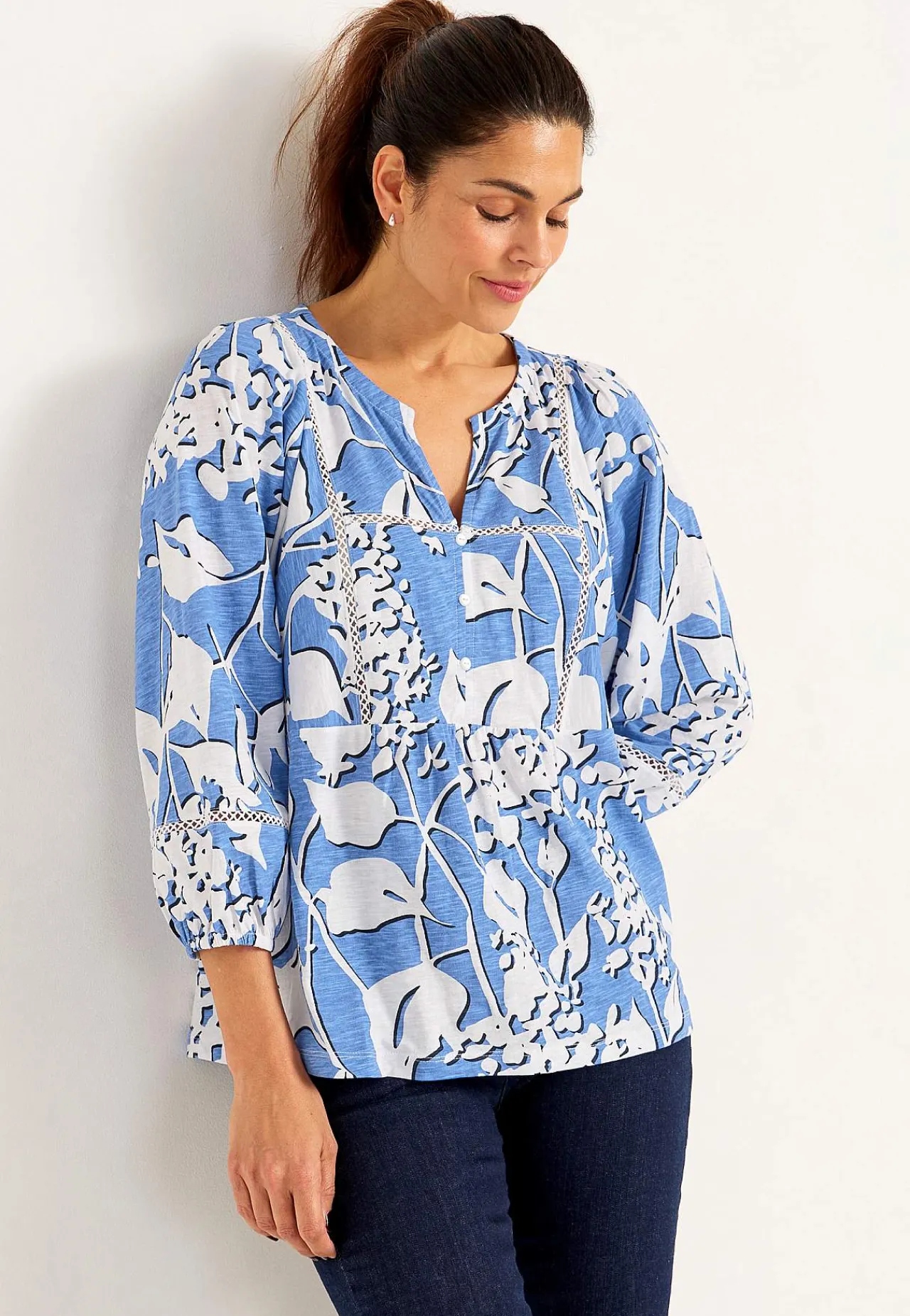 Discount Trikåtopp med boho stil Toppar & T-Shirts|Plus Size