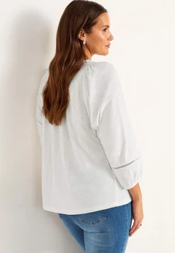 New Trikåtopp med boho stil Toppar & T-Shirts|Plus Size