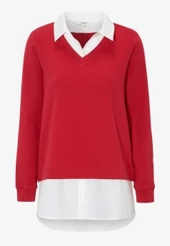 New Trikåtopp med fastsydd skjortkrage Tröjor & Cardigans|Toppar & T-Shirts