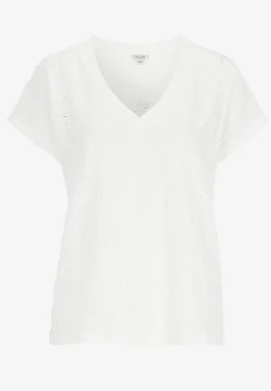 Clearance Trikåtopp med hålbroderi Toppar & T-Shirts|Plus Size