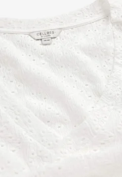 Clearance Trikåtopp med hålbroderi Toppar & T-Shirts|Plus Size