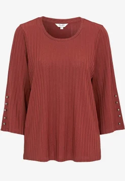 Clearance Trikåtopp med knappar Toppar & T-Shirts|Plus Size