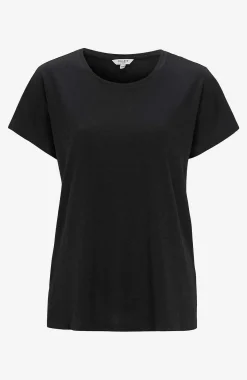 Outlet Trikåtopp med korta ärmar Toppar & T-Shirts|Plus Size