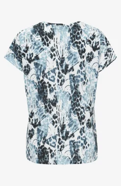 New Trikåtopp med korta ärmar Toppar & T-Shirts|Plus Size