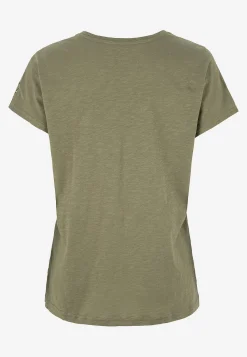 New Trikåtopp med korta ärmar Toppar & T-Shirts|Plus Size