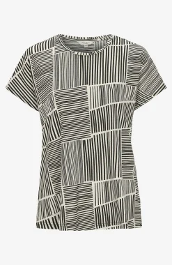 New Trikåtopp med korta ärmar Toppar & T-Shirts|Plus Size