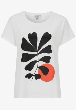 New Trikåtopp med korta ärmar Toppar & T-Shirts|Plus Size