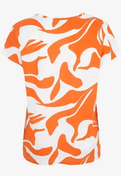 New Trikåtopp med korta ärmar Toppar & T-Shirts|Plus Size