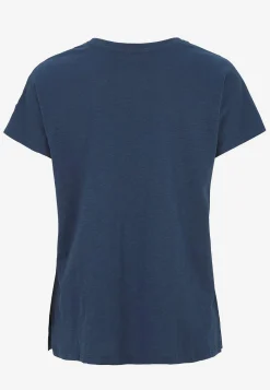 New Trikåtopp med korta ärmar Toppar & T-Shirts|Plus Size